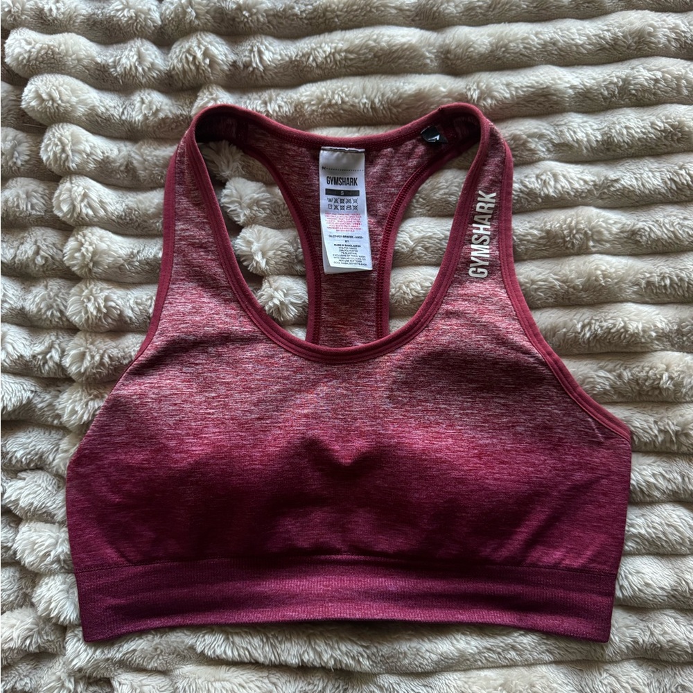 Gymshark Maroon Sports Bra